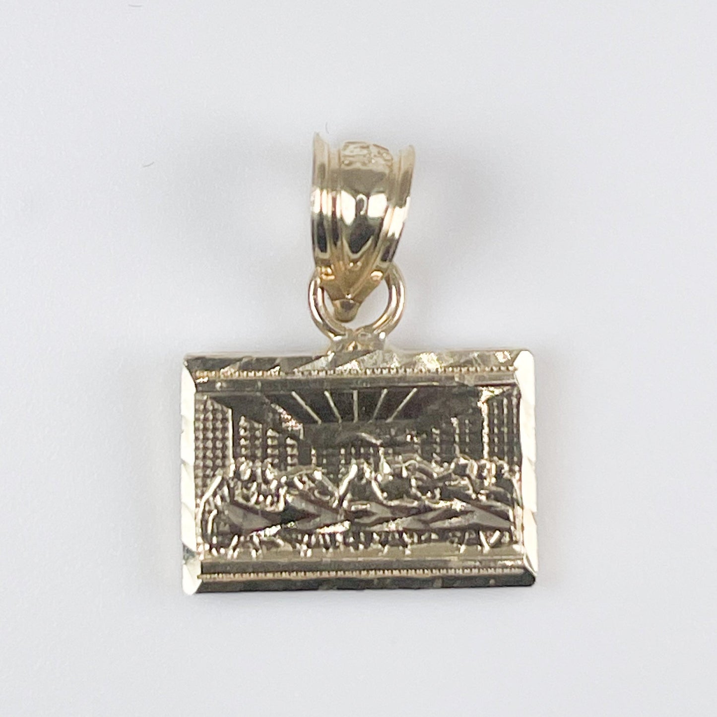 10K Gold 1gm Last Supper Pendant