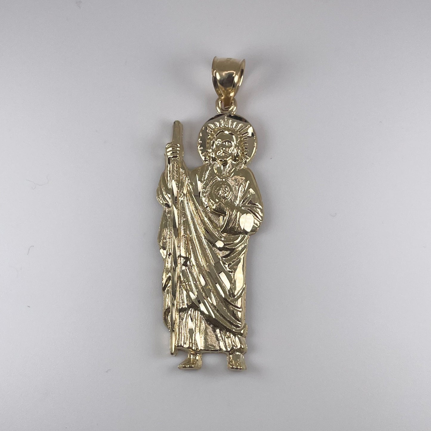 10K Gold 4.8gm St. Jude D/Cut Pendant