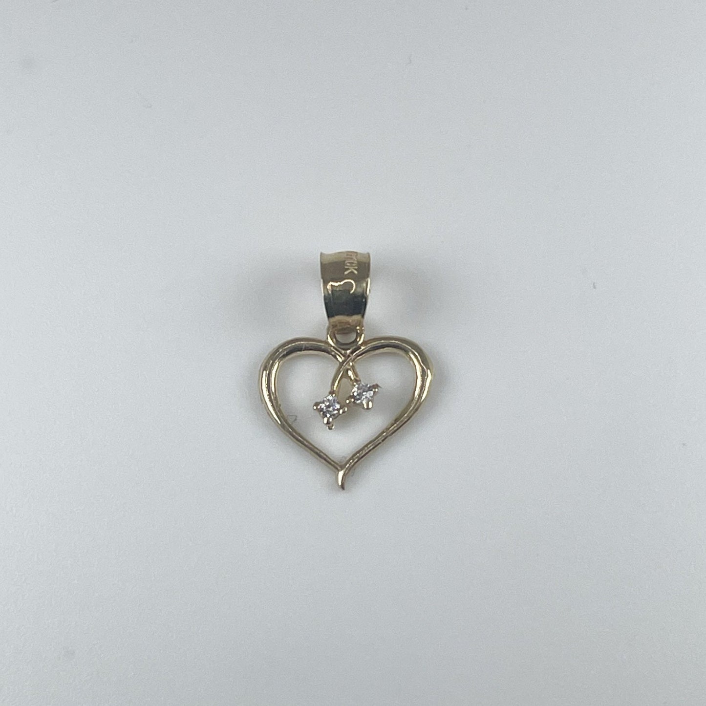 10K Gold Heart Pendant