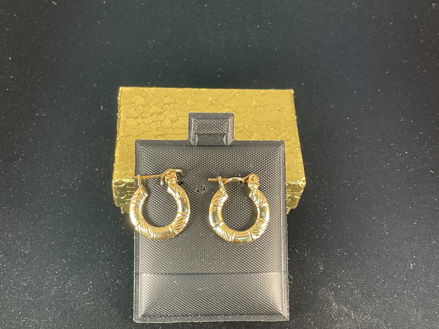 10 K Gold Hoop Earring $65