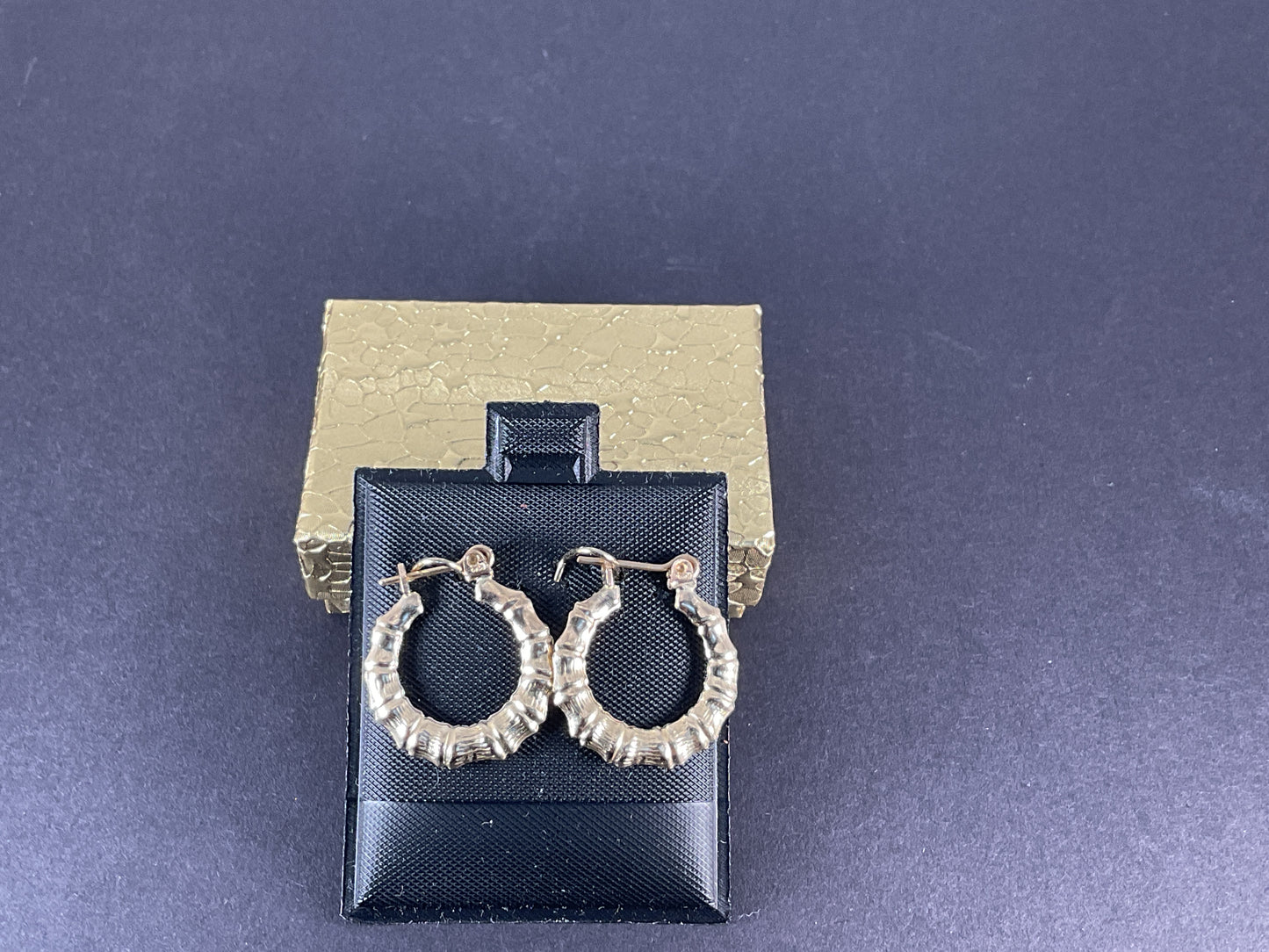 10K Gold Bamboo Earrings $79