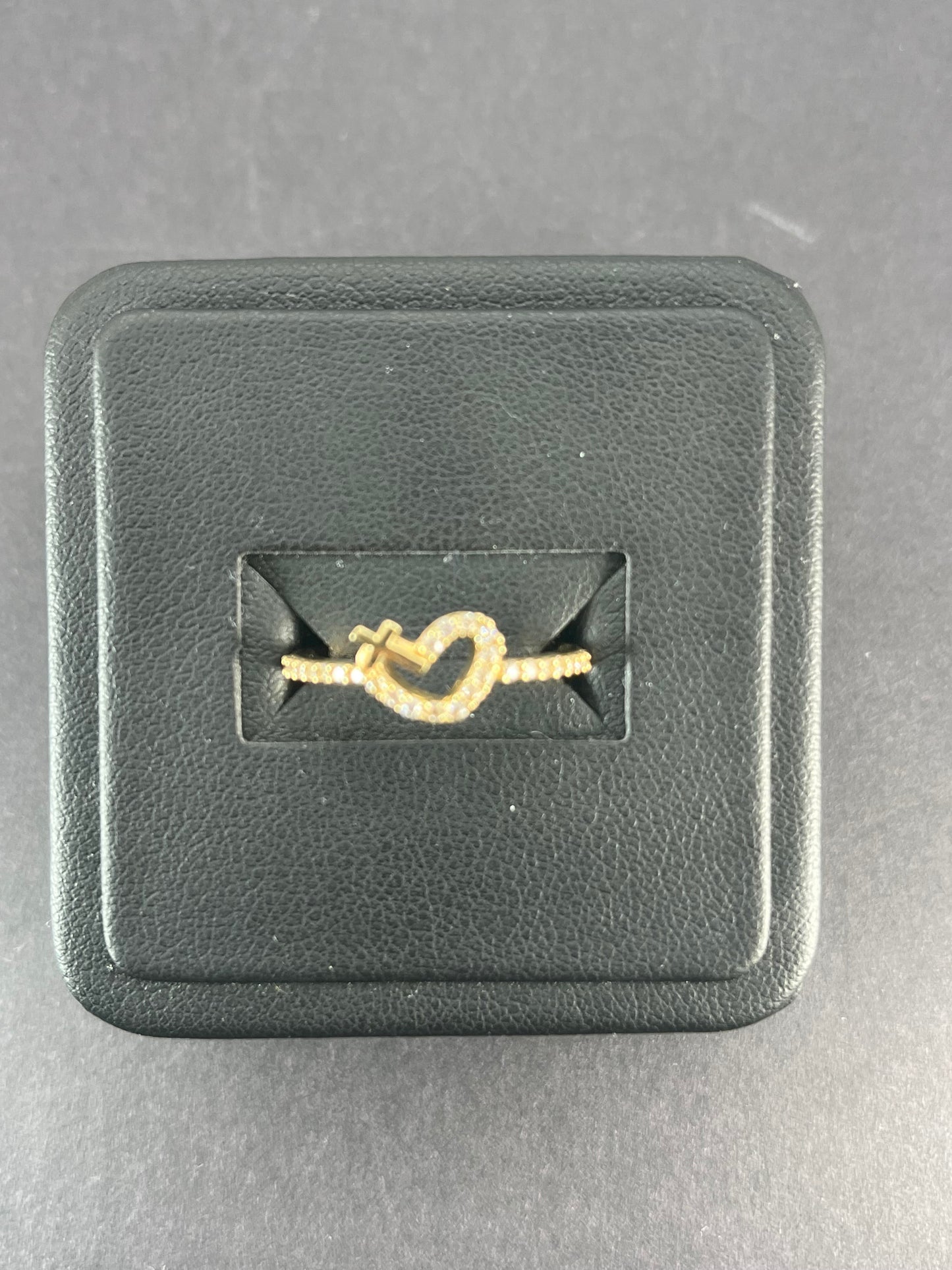 10K Gold Ring with Cubic Zirconia