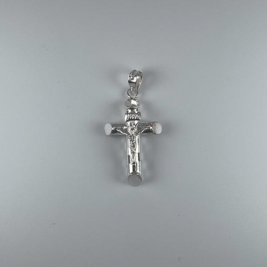 0.925 Sterling Silver Cross with Jesus Pendant