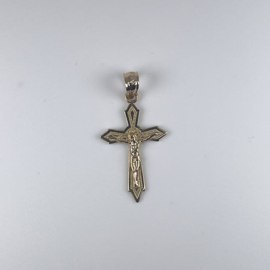 10K Gold 0.6 gm Cross Pendant