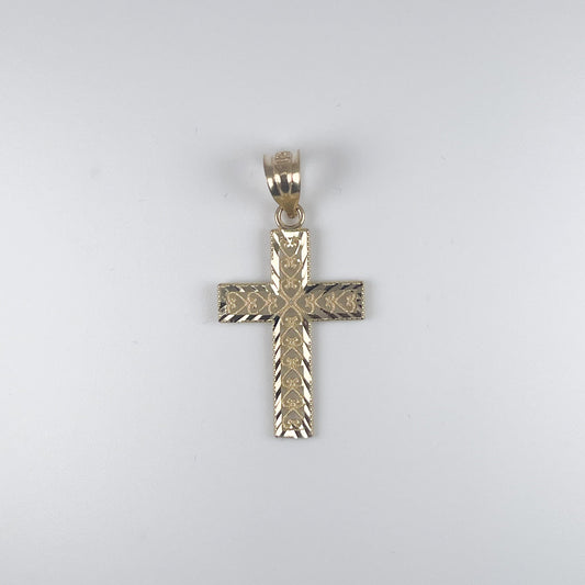 10K Gold 0.9gm Cross Pendant