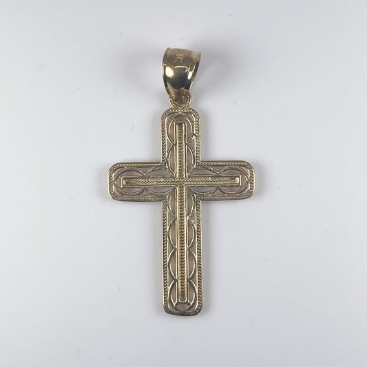 10K Gold 1.6gm Cross Pendant