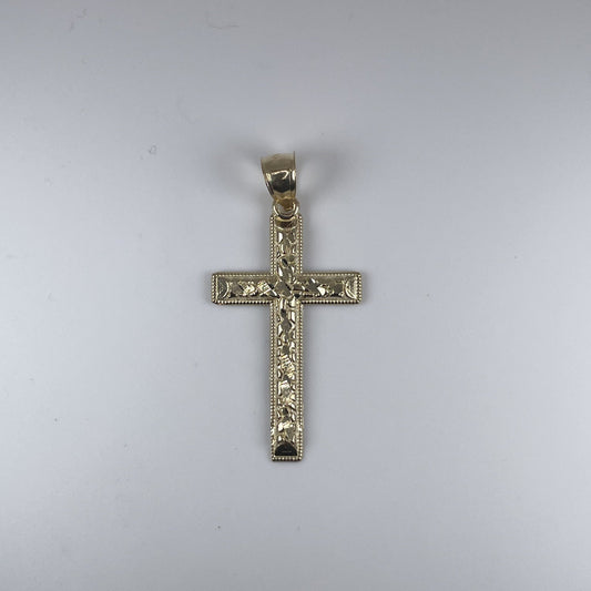 10K Gold 1.7gm D/Cut Cross