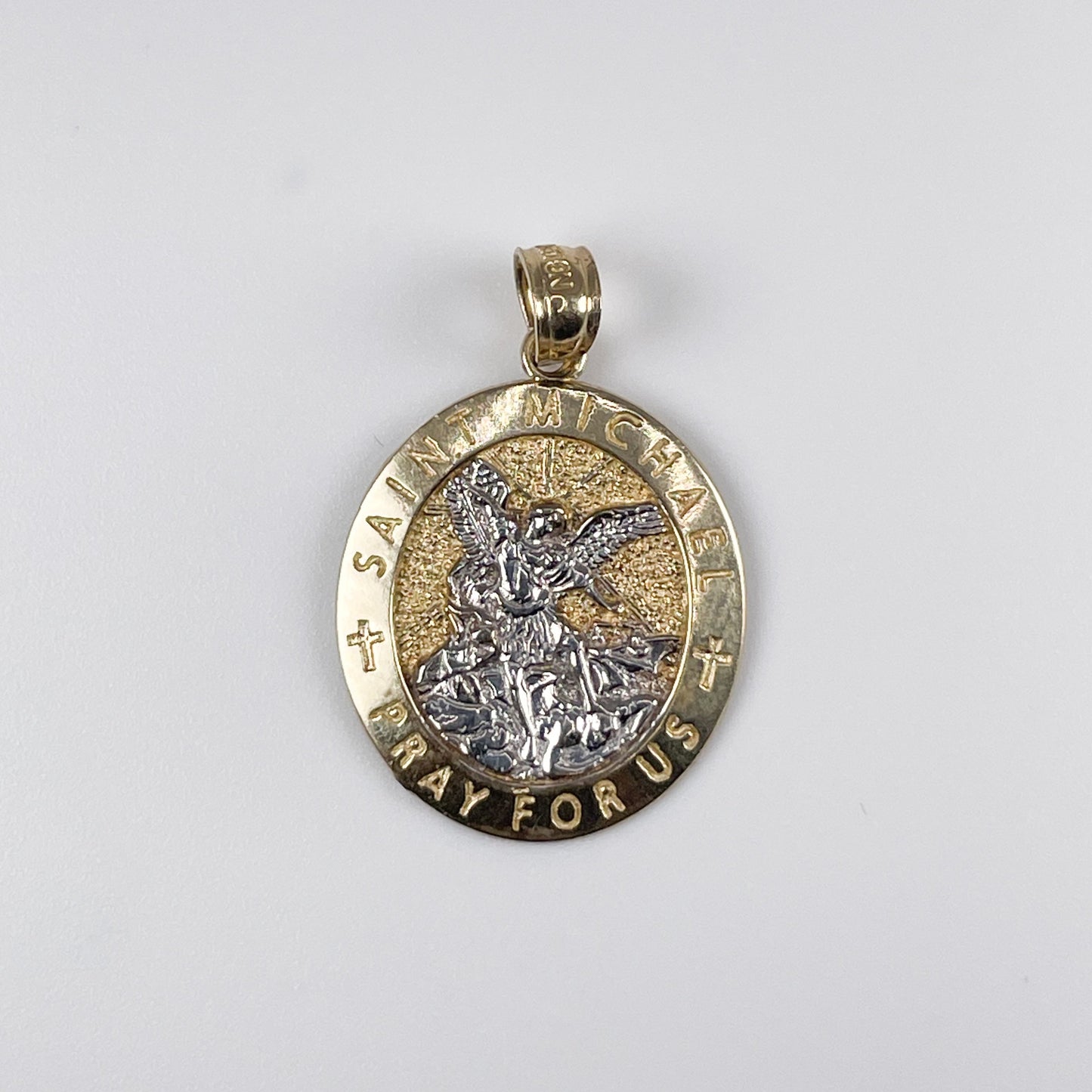 10K Gold 1.7gm St. Michael Pendant