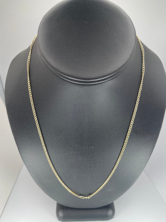 10K Gold 1.9gm Hollow Cuban 2mm 20 chain