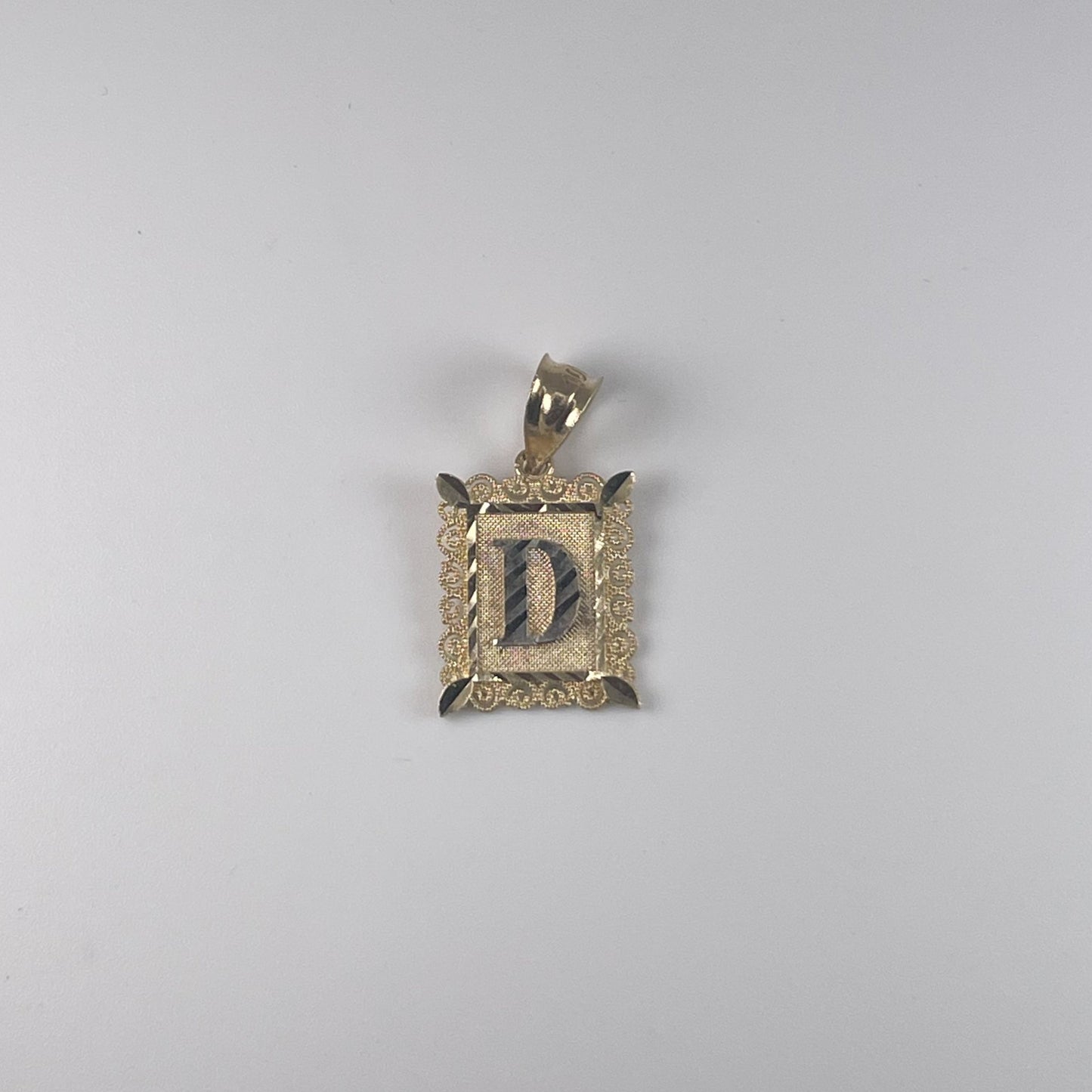 10K Gold 1gm Initial D Pendant