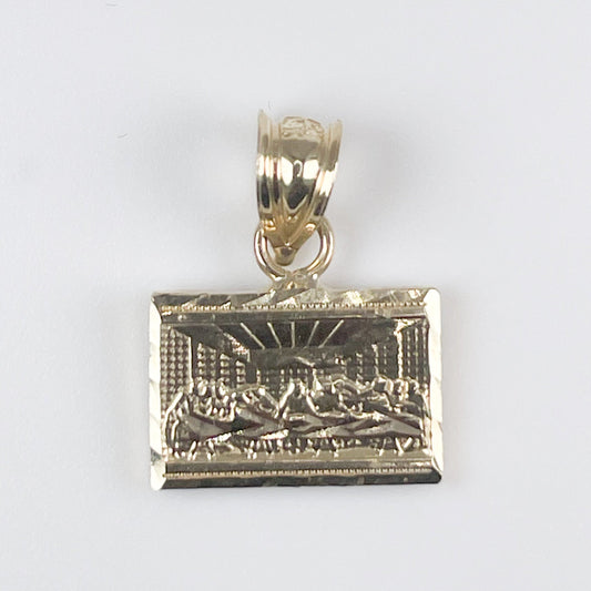 10K Gold 1gm Last Supper Pendant