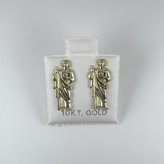 10K Gold 1gm St. Jude Earrings