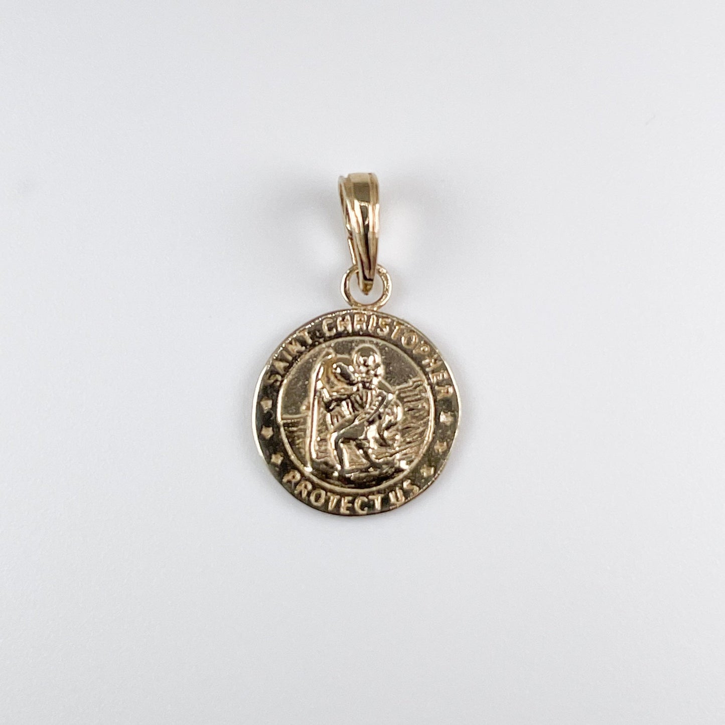 10K Gold 1gm St. Christopher Pendant