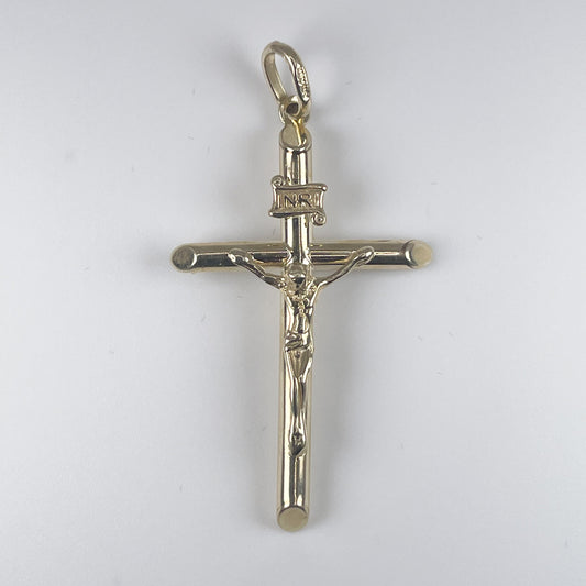 10K Gold 2.1gm Cross Pendant w Jesus Body