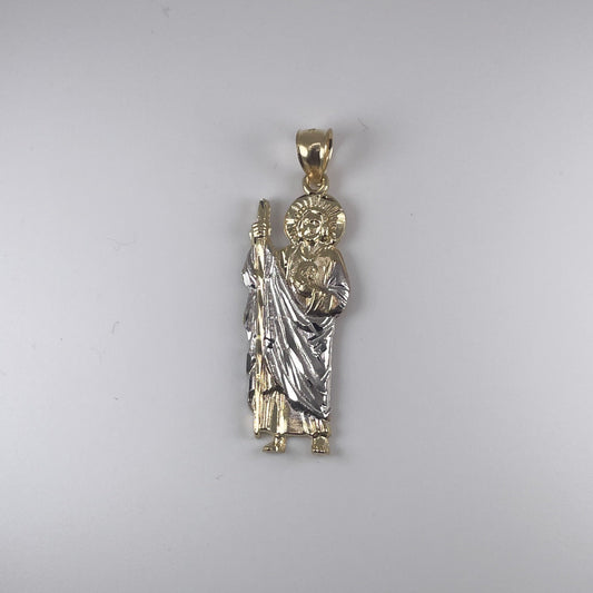 10K Gold 2.9gm St. Jude D/Cut Pendant