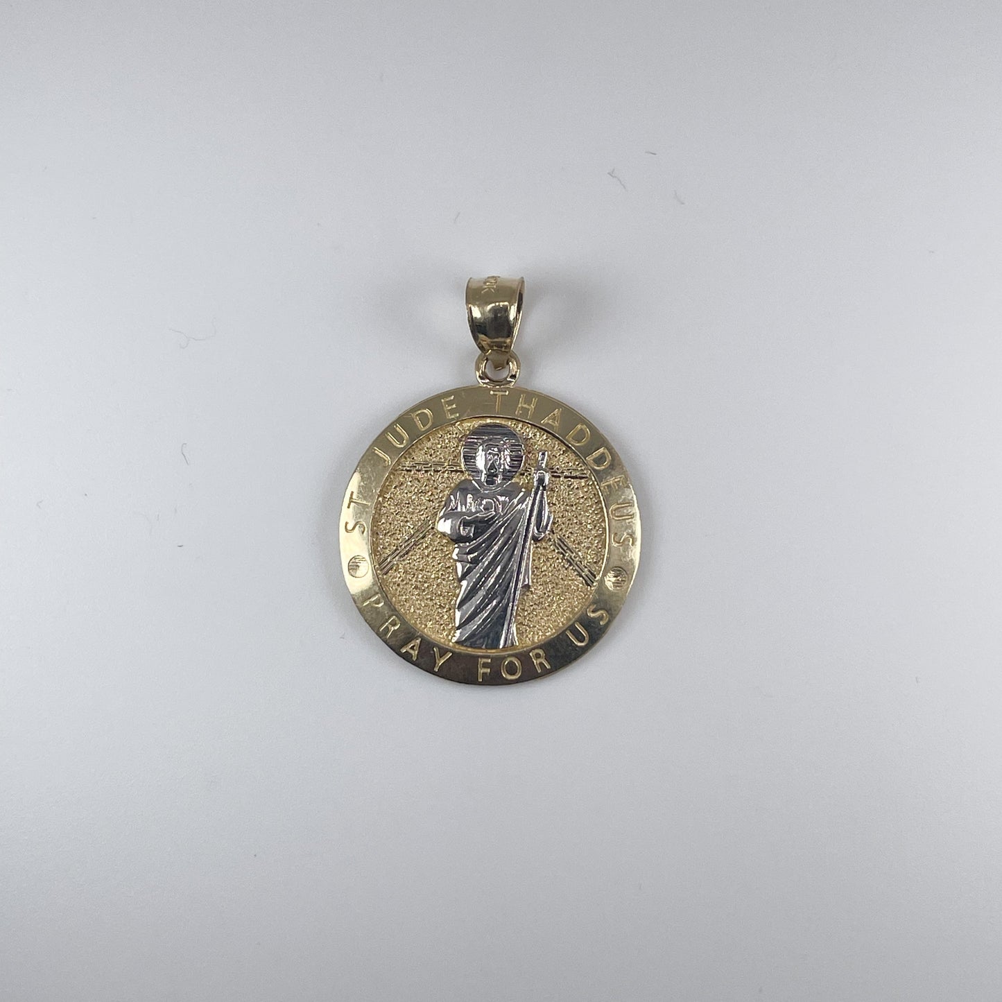 10K Gold 2.9gm St. Jude Medal Pendant $160