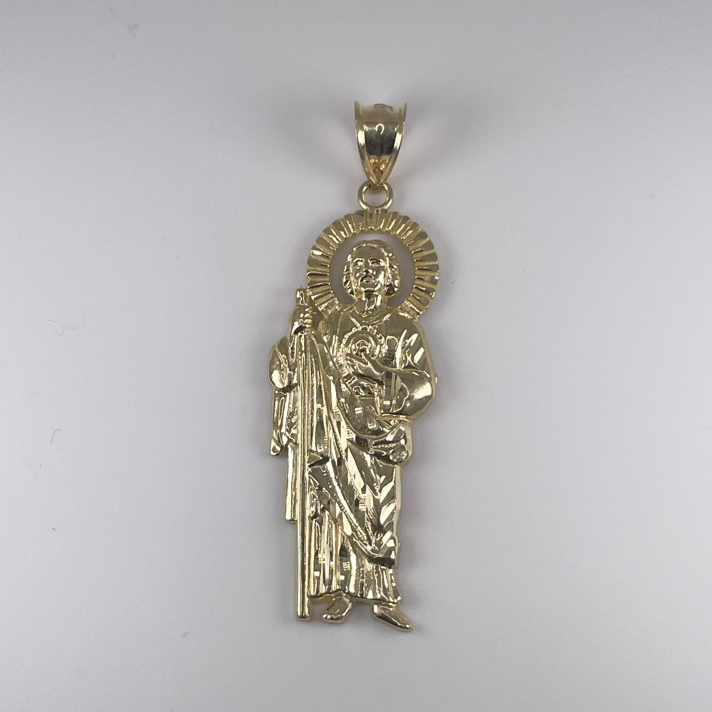 10K Gold 3.9gm St. Jude D/Cut Pendant