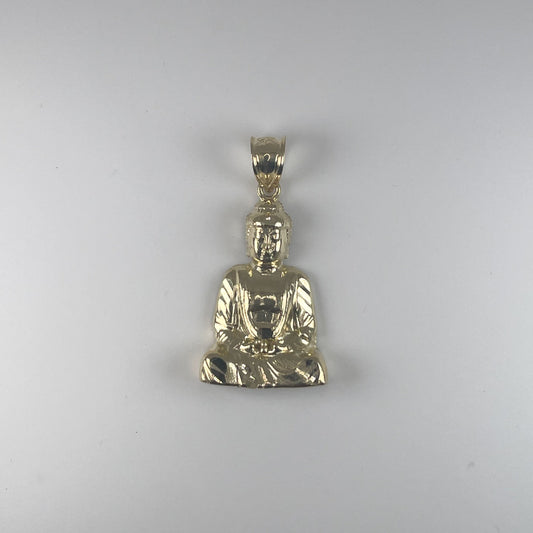 10K Gold 3gm D/Cut Buddha Pendant