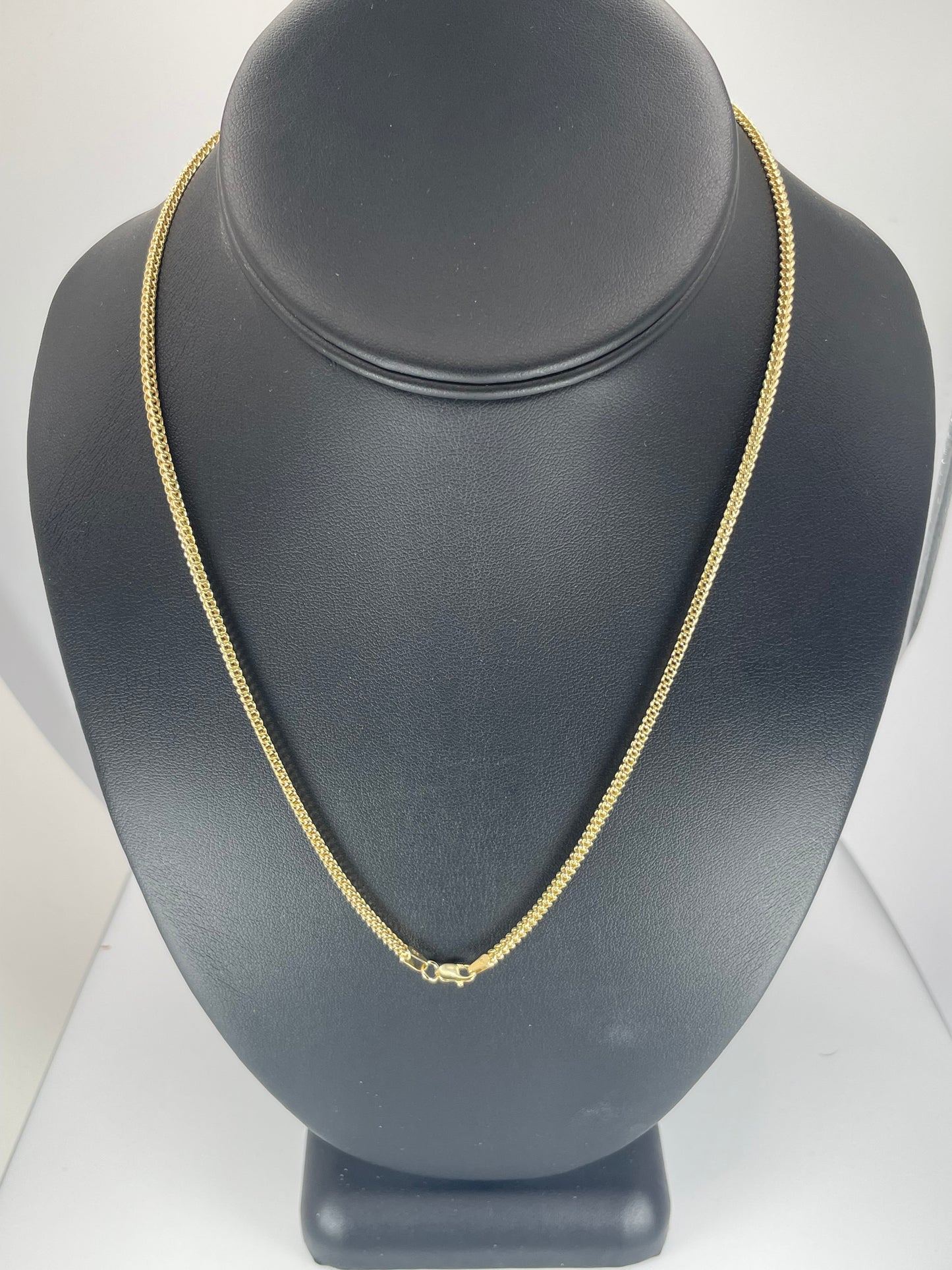 10K Gold 4.5gm Hollow Franco 2mm 18" Chain