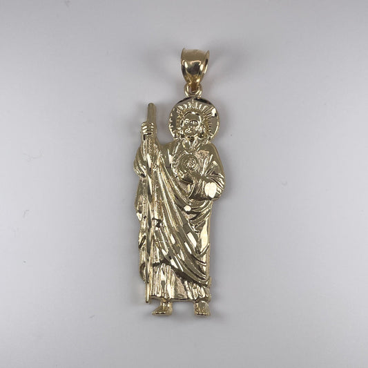 10K Gold 4.8gm St. Jude D/Cut Pendant