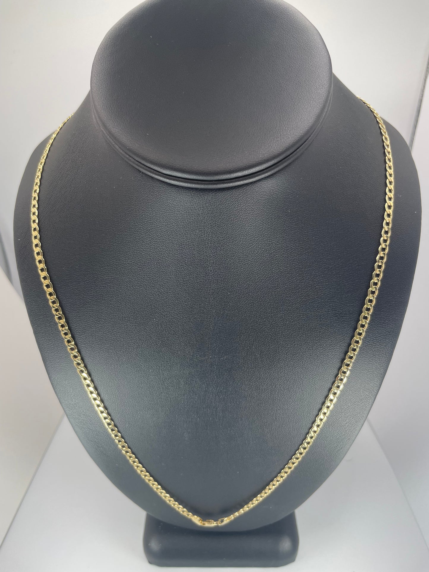 10K Gold 6gm Hollow Curb 3.5mm 26 Chain