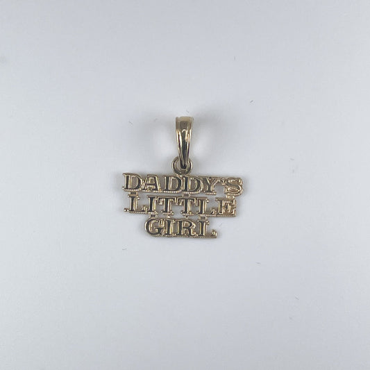 10K Gold Daddy's Little Girl Pendant