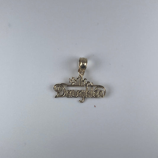 10K Gold #1 Daughter Pendant