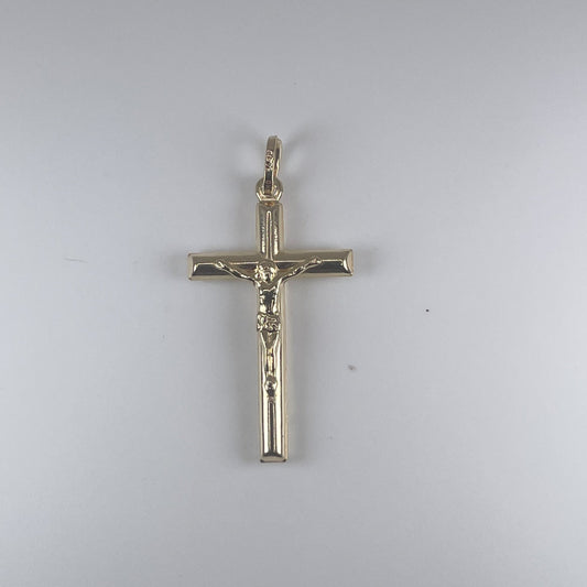 14K Gold 1.8gm Cross with Jesus