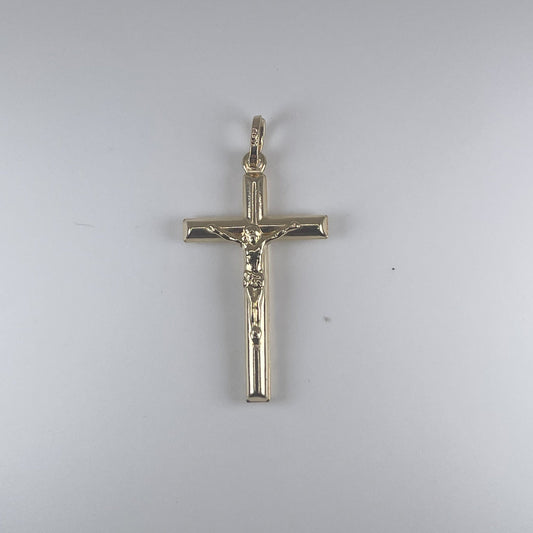 14K Gold 1.8gm Cross with Jesus