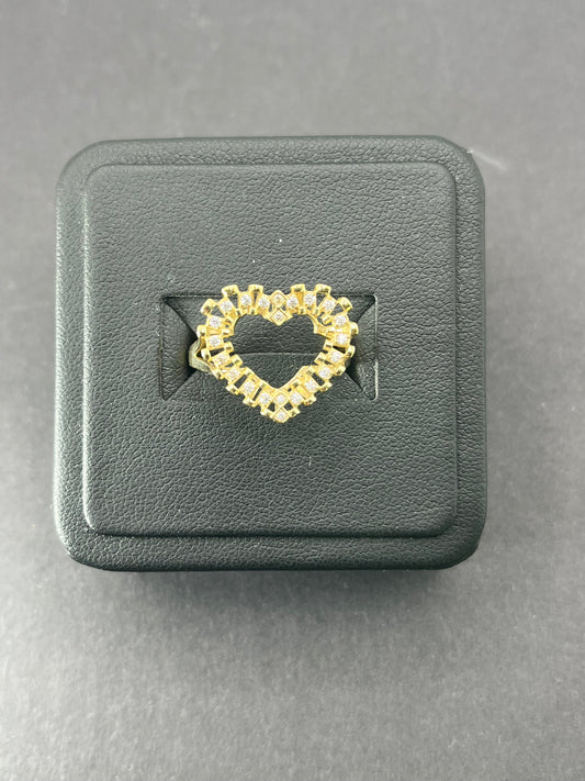 10K Gold Ring with Cubic Zirconia